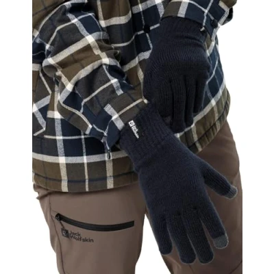 Image of Jack Wolfskin Rib Glove Night Blue, M