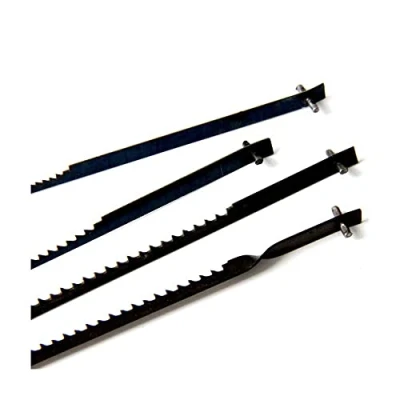Image of XLJP 48Pcs High Carbon Steel 105mm 4 Inch Scroll Saw Blade Pin End For Dremel Moto MS20 01 MS51 MS52 MS53 15/18/24 TPI