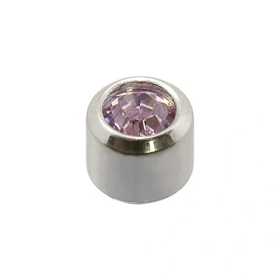 Image of Caflon Blu White Stainless June Mini Birthstone Studs