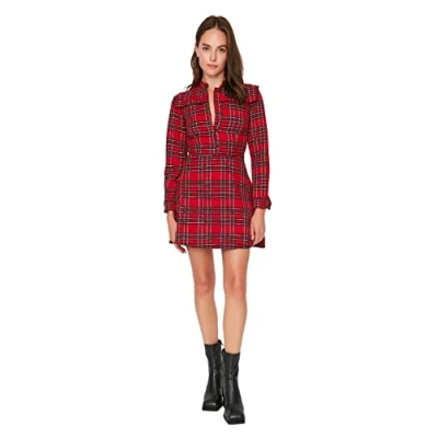 Image of Trendyol Dress Red A line
