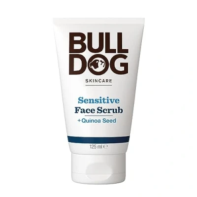 Image of BULLDOG SKINCARE Sensitive Face Scrub For Men Exfoliating Quinoa Seed 125 ml