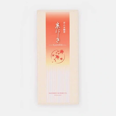 Image of Zen Minded Shoyeido Kyo nishiki Autumn Leaves Japanese Incense 100% Natural 150 Sticks in Recycled paper Box