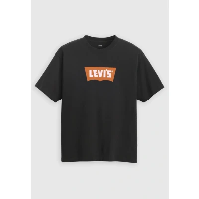 Image of Levi&#039;s Vintage Graphic TEE Print Tshirt, Men&#039;s, Size: Medium, pecan batwing caviar