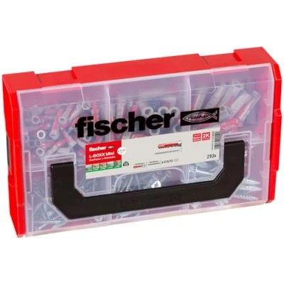 Image of fischer FIXtainer DUOPOWER and Screw, 210 Pieces, 535969