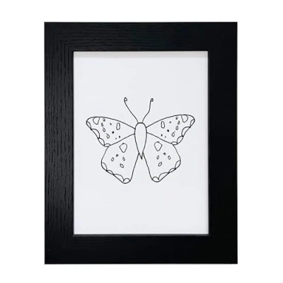 Image of Aryllis 6x4 Photo Frame, Black, Freestanding Picture Frame Fitted with Safety Perspex *Choice of Colour &amp; Size*