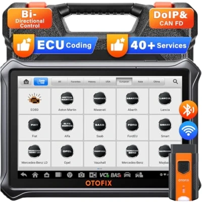 Image of OTOFIX D1 Car Diagnostic Scanner,2024 Bidirectional Scan Tool,ECU Coding,40+ Services,Cloud Report,FCA Autoauth,CANFD/DoIP, OE Full System Diagnosis,Key Programming Tool,2 YEARS Update