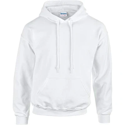 Image of GILDAN Heavy Blend Adult Unisex Hooded Sweatshirt/Hoodie (5XL) (White)