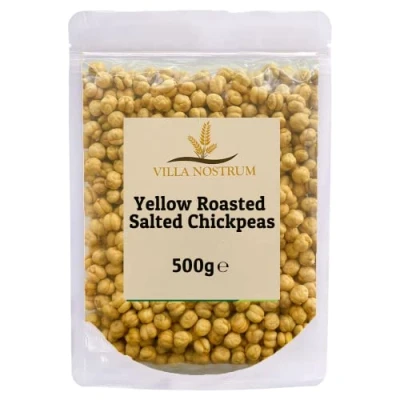 Image of Yellow Roasted Salted Chickpeas 500g by Villa Nostrum