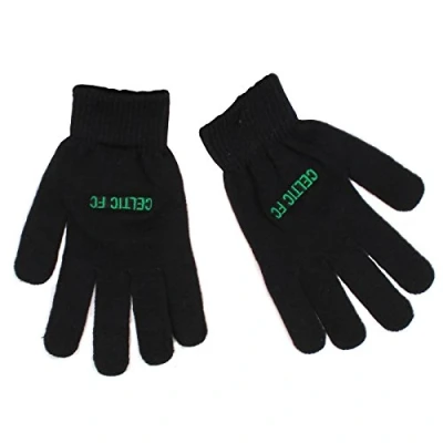 Image of New Official Football Team Knitted Gloves (Celtic FC)
