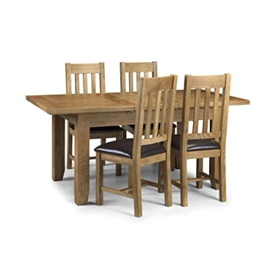 Image of Julian Bowen Set Of 2 Provence Dining Chairs, Rubberwood, Grey With Ivory Seatpad, Height: 98, Width: 58, Depth: 48cm