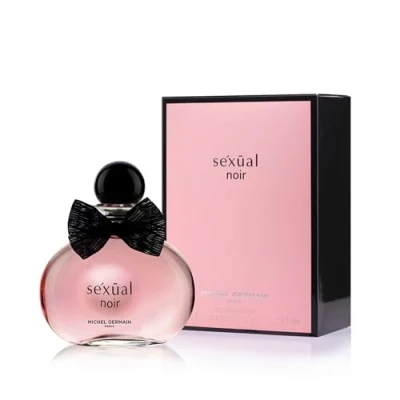 Image of Michel Germain Sexual Noir Floriental Perfume for Women Notes of Strawberries, Sweet Pea and Sandalwood Enriched with Natural Oils Suitable any Occasion Long Lasting 125 ml EDP Spray