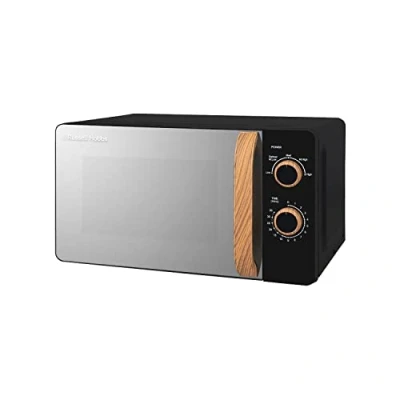 Image of Russell Hobbs RHMM713B N microwave Countertop Solo 17 L 700 W Black, Wood