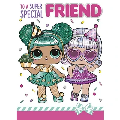 Image of LOL Surprise BFF Birthday Card