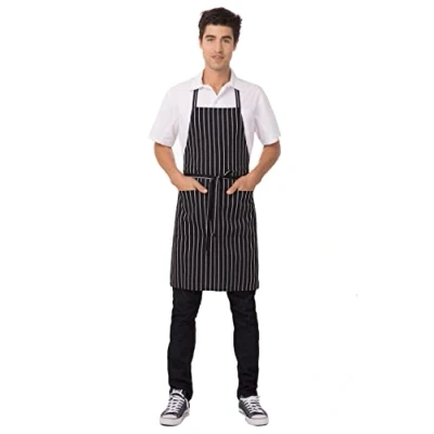 Image of Chef Works Kitchen Apron, Chalk Stripe, One Size