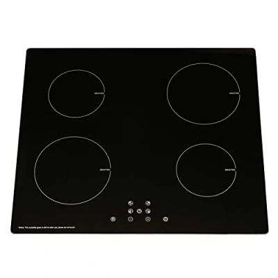 Image of SIA INDH60BL 60cm Black 4 Zone Touch Control Induction Hob With Child Lock