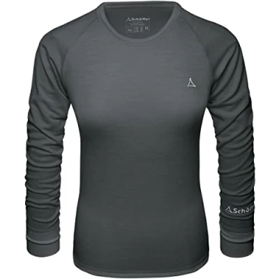 Image of Schöffel Damen Longsleeve Shirt 1/1 Arm Merino Sport, pirate black, M, 11341