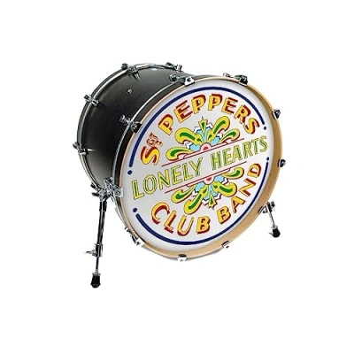 Image of Evans Bass Drum Heads INK22SGTP Beatles Sgt. Pepper&#039;s Lonely Hearts Club Band Drumhead, 22 inch