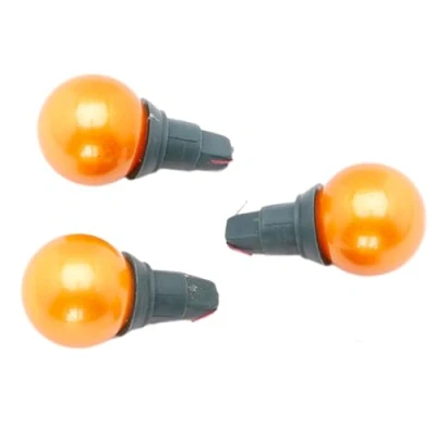 Image of Christmas Concepts® Pack of 5 Gold Berry Push in Spare Bulbs 5V 0.65W 0.13A Replacement