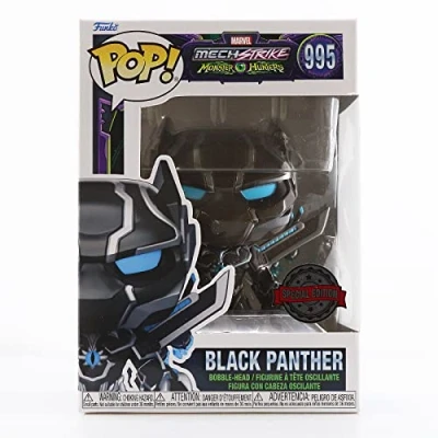 Image of Pop! Marvel Mech Strike: Monster Hunters 995 Black Panther Special Edition