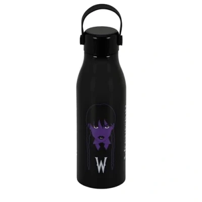 Image of Wednesday Braid Bottle, Black, 7 x 27 cm