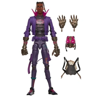 Image of Marvel Legends Series Miles G. Morales, Spider Man: Across the Verse Collectible 6 Inch Action Figure
