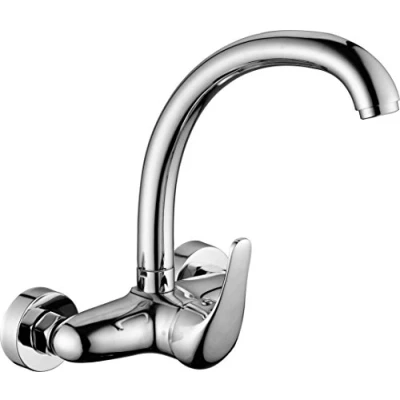 Image of DP Bath Peonia Wall mounted mixer tap (kitchen tap) 15 cm high
