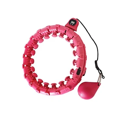 Image of Ever Rich ® FitnessWave Weighted Fitness Exercise Hula Hoop (8 PINK)