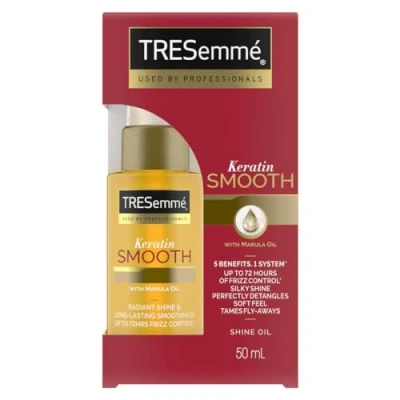 Image of TRESemmé Pro Collection Keratin Smooth Shine Oil With Marula Oil, 50ml