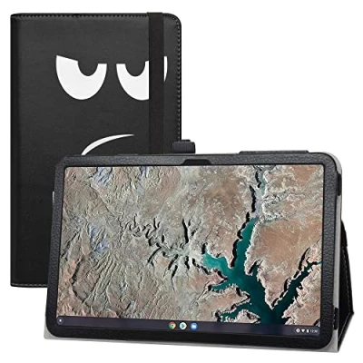 Image of LIFANG Compatible with Nokia T20 Case,Slim Folio Folding Stand PU Leather Cover for 10.4&quot; Tablet,Don&#039;t Touch