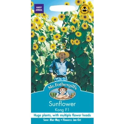 Image of Mr Fothergill&#039;s 25764 Flower Seeds, Sunflower Kong F1