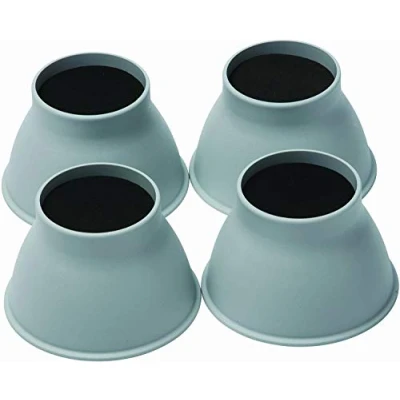 Image of HOMECRAFT Elephants Feet Furniture Raisers , 9 cm Pack of 4 (Eligible for VAT relief in the UK) Increases Height Non Slip Fits Wider Legs Reduces Strain