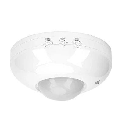 Image of Infrared Motion Sensor, 110V 240V Adjustable Human Body Movement Ceiling Detector Light Bulb Switch for Indoor Hallway Garage Patio