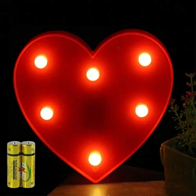Image of HONPHIER® Letter Lights Decorative LED Alphabet Marquee Decoration Light Up Sign Night Battery Operated for Birthday Party Wedding Receptions Holiday Bar Home Bedroom Bath Decor