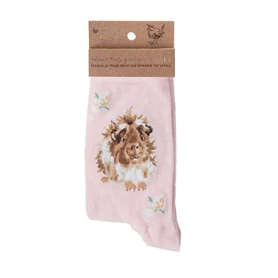 Image of Wrendale Designs &#039;Grinny Pig&#039; Guinea Pig Socks One Size