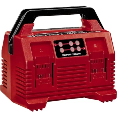 Image of Einhell Power X Change Quattrocharger 4A Battery Charger Simultaneous Charging Of 4 Batteries Universally Compatible With All 18V PXC Lithium Ion Rechargeable