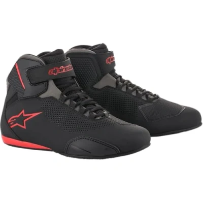 Image of Alpinestars Men&#039;s 251561813195 Shoe (Black/Grey/Red, Size 9.5)