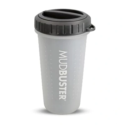 Image of Dexas Lidded MudBuster Large Light Grey