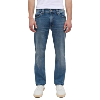 Image of MUSTANG Men&#039;s Style Tramper Straight Jeans, Medium Blue 583, 30 W/32 L