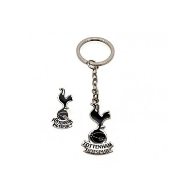 Image of Tottenham Hotspur F.C. Keyring and Badge Set