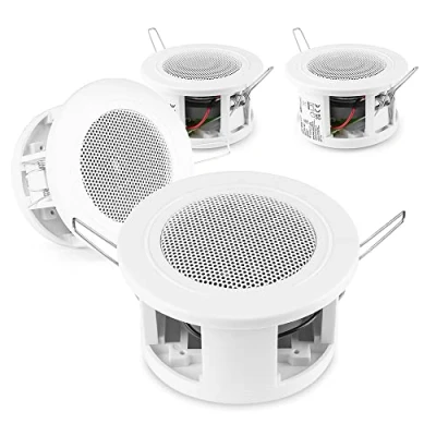 Image of Power Dynamics CSBA3L 3&quot; Compact Small In Ceiling Speaker (x4) 15w Each