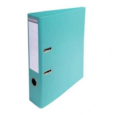 Image of Exacompta Ref 53703E Prem&#039;Touch PVC Lever Arch File 320 x 290mm in Size, 2 Rings, Can Hold A4 Documents, 70mm Spine, 75mm FSC Certified Light Green Cover