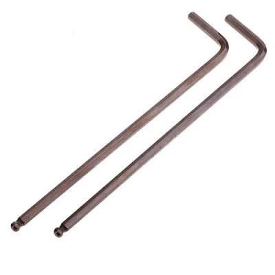 Image of Musiclily Basic 4mm Guitar Truss Rod Hex Wrench Allen Key Ball End Adjustment Tool for China made Acoustic (Set of 2)