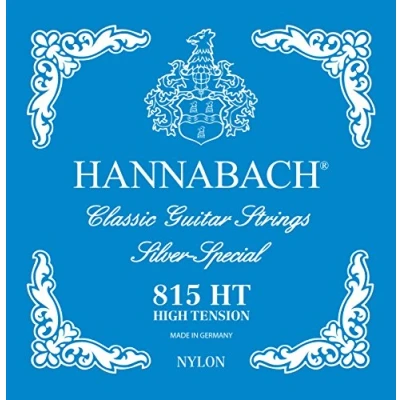 Image of Hannabach 652770 Series 815 Silver Special ProfiPack for Classic Guitar High Tension String Set Blue