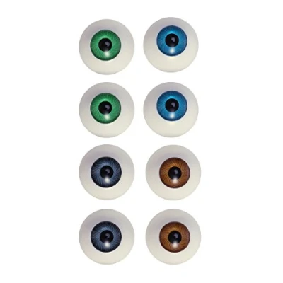 Image of LUOEM Halloween Eyeballs Scary Horror Props Costume Plastic for Party Coplay Supplies,Pack of 8