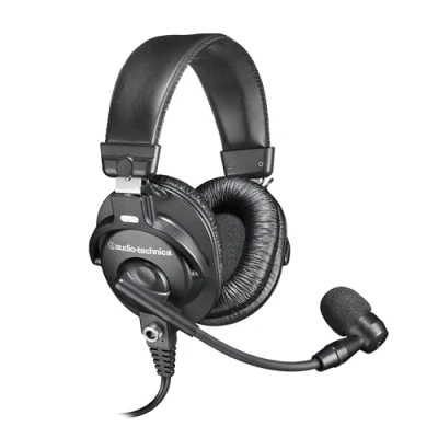 Image of Audio Technica BPHS1 Broadcast Series Stereo Headset Black