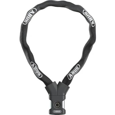Image of ABUS Chain Lock YARDO 7807F with Fingerprint Sensor keyless Opening by Weatherproof Bicycle Lock, for securing Objects 85 cm Length