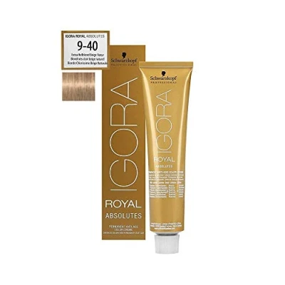 Image of Igora Royal Absolutes 9 40 Extra Light Beige Blonde 60 ml