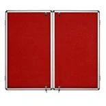 Image of Bi office Red Felt Window Disp 1800x1200