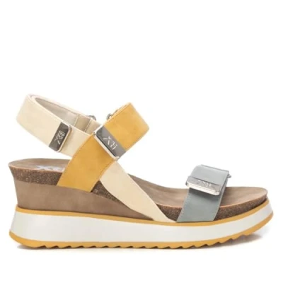 Image of XTI Platform sandals, Women&#039;s, Size: 4, Yellow shoes