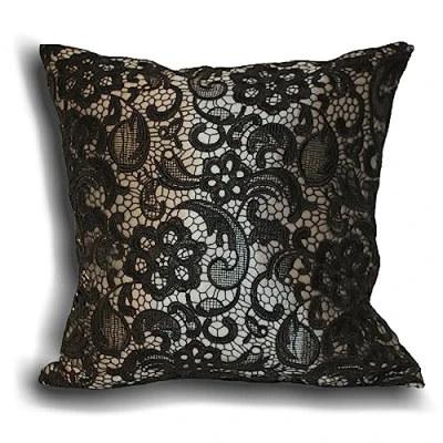Image of Riva Home Macrame Polyester Cushion Ion, Grey, 45 x 45cm